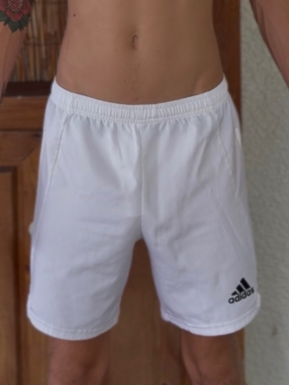Adidas Primeblue White Athletic Shorts Boys 13-14Y 164 CM